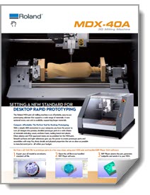 Roland MDX-40A Brochure