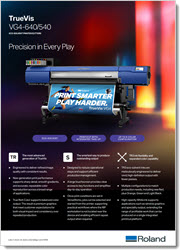 Roland VG4-540 Brochure