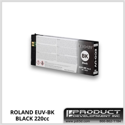 Roland ECO-UV Black Ink 220cc - EUV-BK