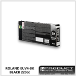 Roland ECO-UV4 Black Ink 220cc - EUV4-BK