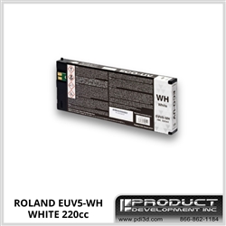 Roland ECO-UV5 White Ink 220cc - EUV5-WH